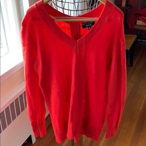 BR Red Sweater - Fine Italian Yarn - XL